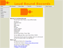 Tablet Screenshot of loudroundrecords.com
